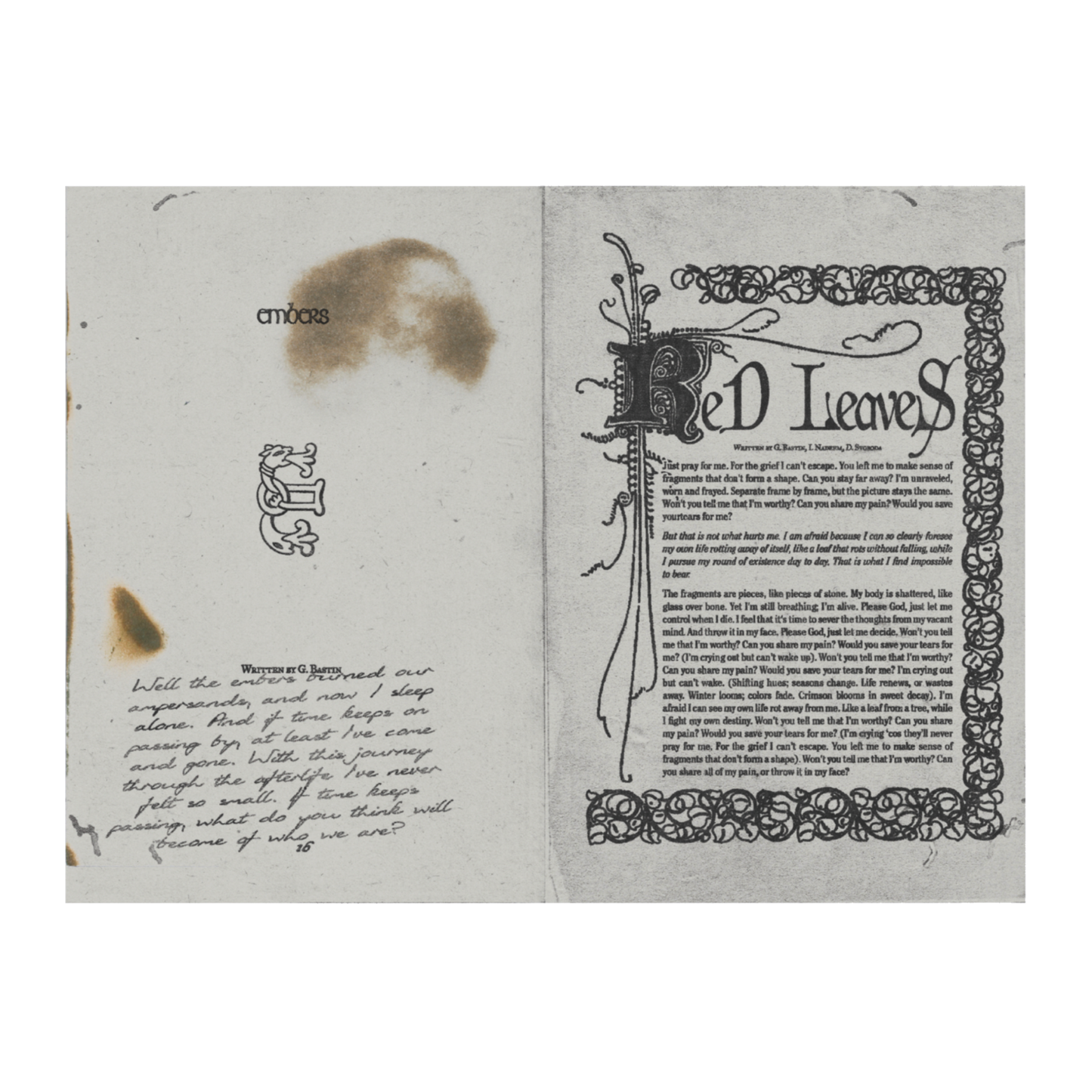 The Noble Rot Lyric Booklet